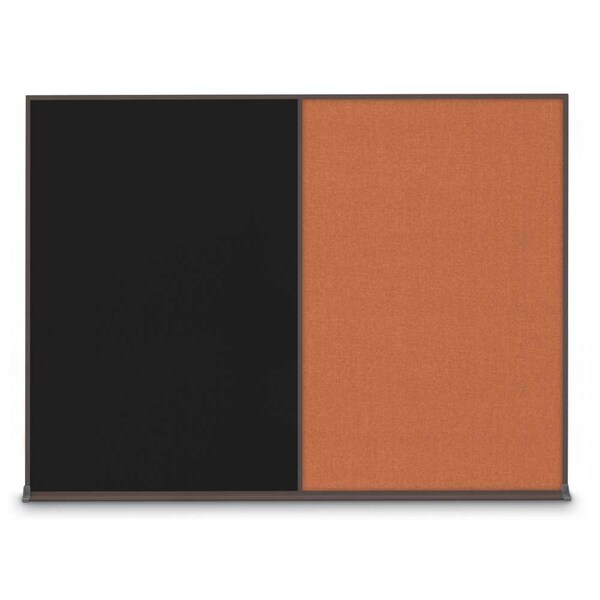 Double Door Radius Plus Corkboard, 60"X
